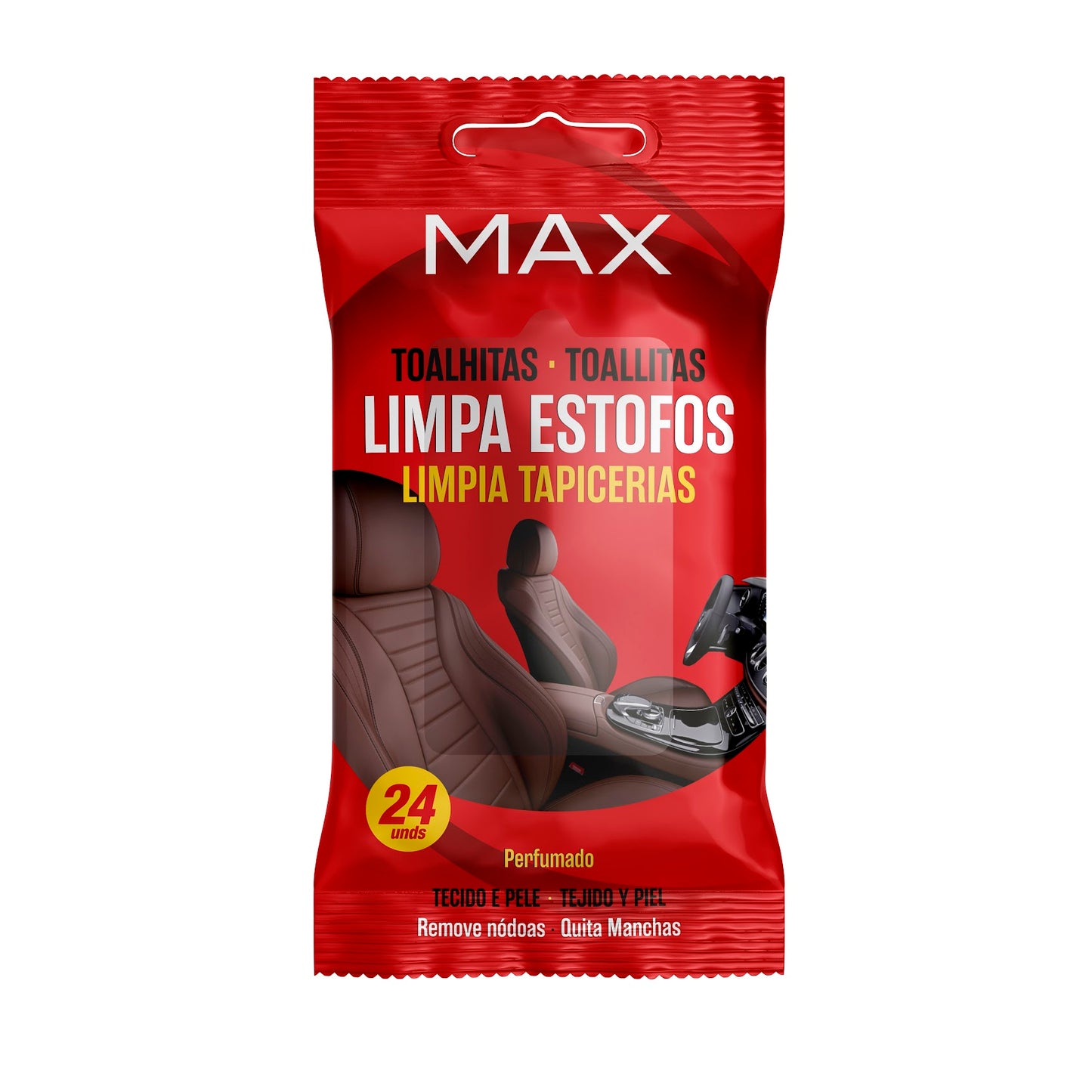 Max Toalhitas Limpa Estofos 24 unid
