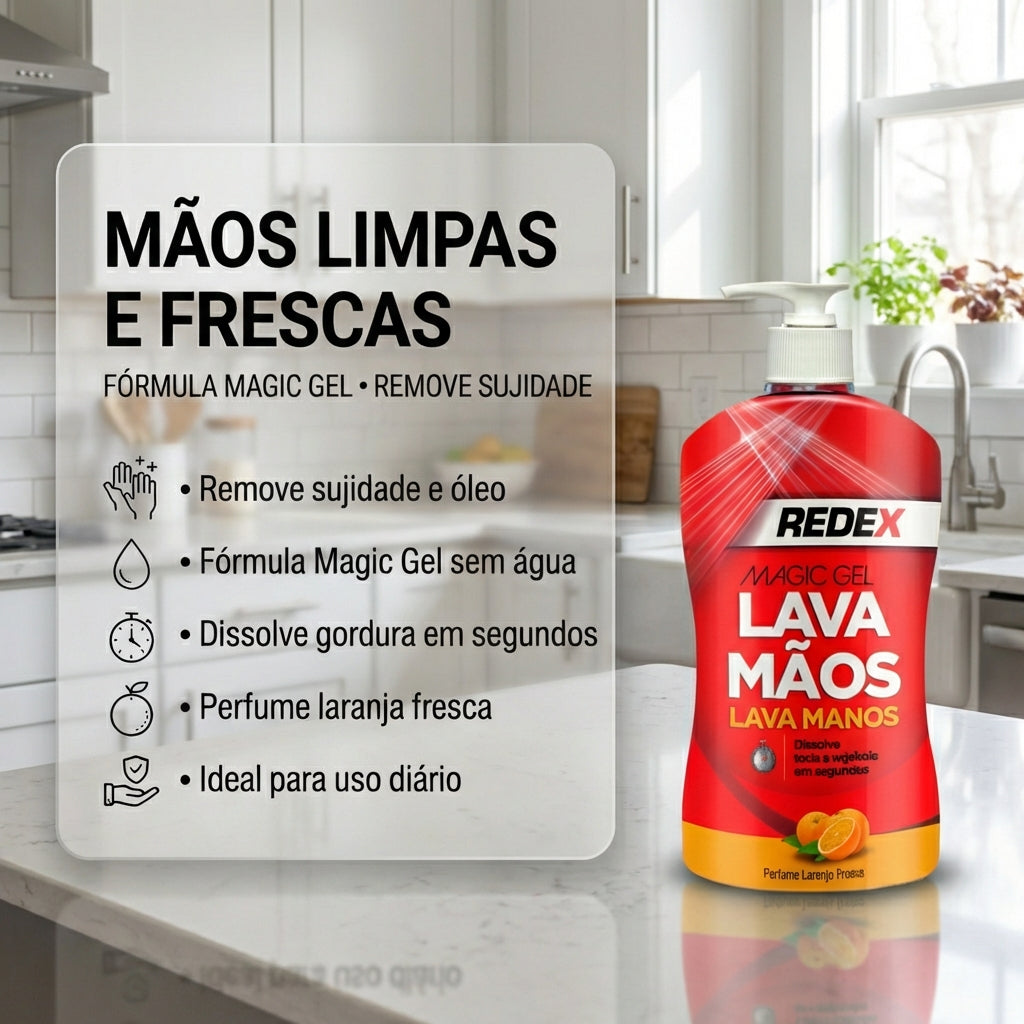 Redex Magic Gel Lava Mãos 500ml