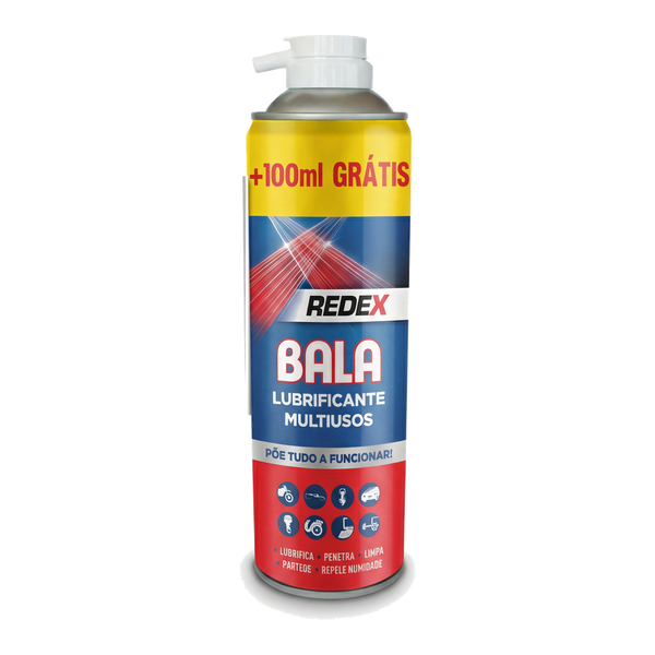 Redex Bala Lubrificante — fundo transparente