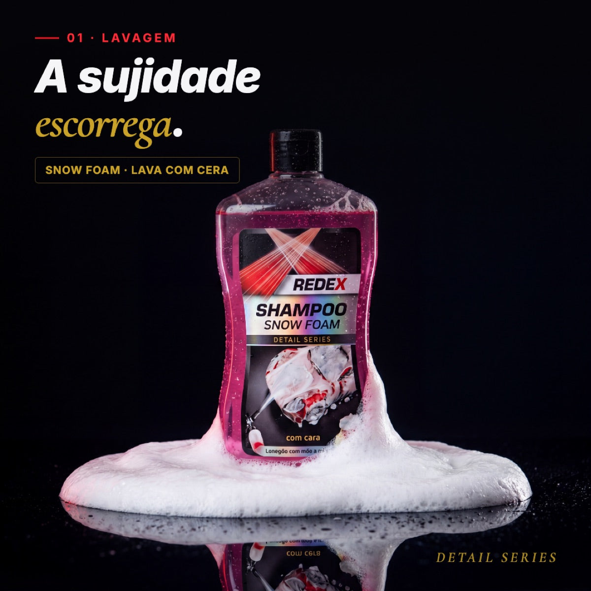 Snow Foam — solta a sujidade antes de lhe tocares