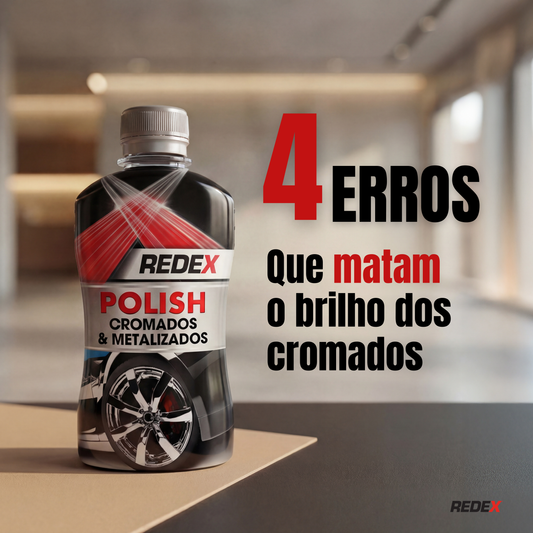 Os 4 erros que matam o brilho dos cromados