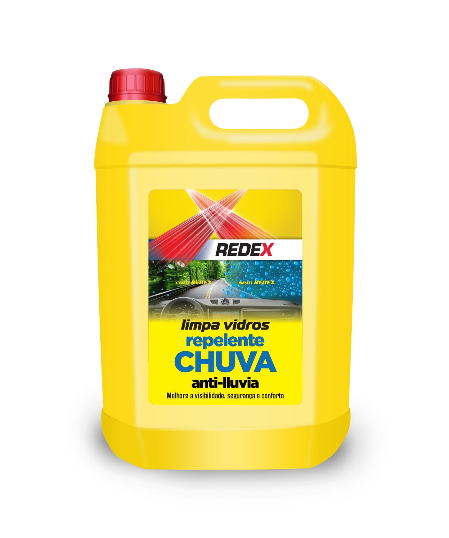 Redex Limpa Vidros Repelente Chuva 5L