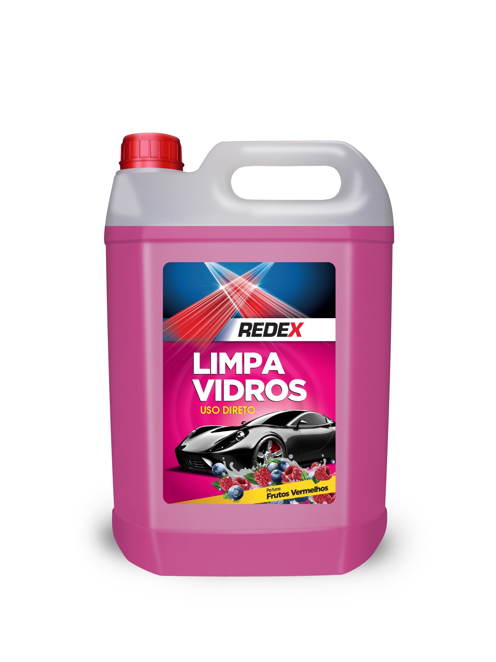 Redex Limpa Vidros 5L - Frutos Vermelhos