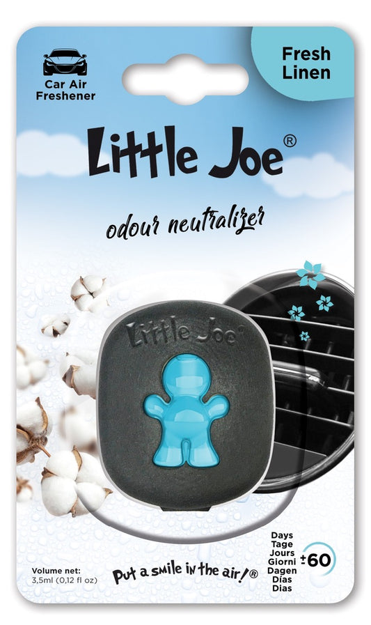 Ambientador Little Joe Membrana para carro, design discreto e aroma prolongado.