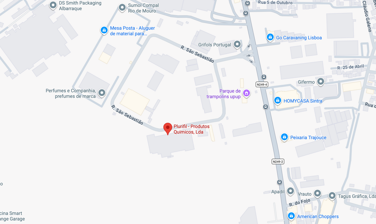 Localização da empresa