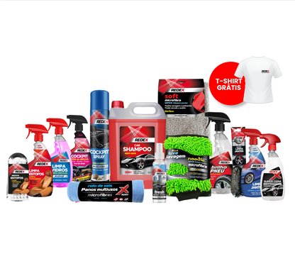 Kit Redex Completo — limpeza exterior automóvel