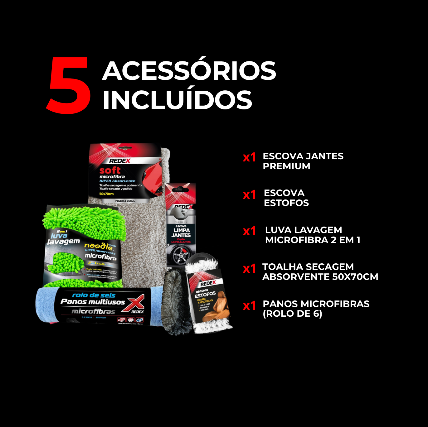 Kit Redex Completo — foto 4 — limpeza exterior automóvel