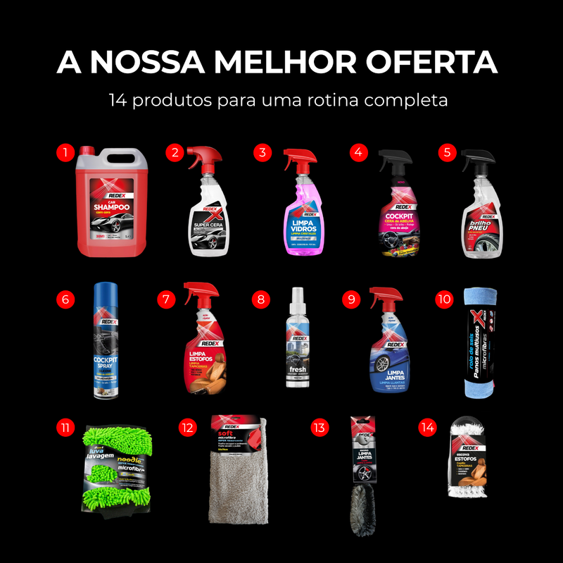 Kit Redex Completo — foto 2 — limpeza exterior automóvel