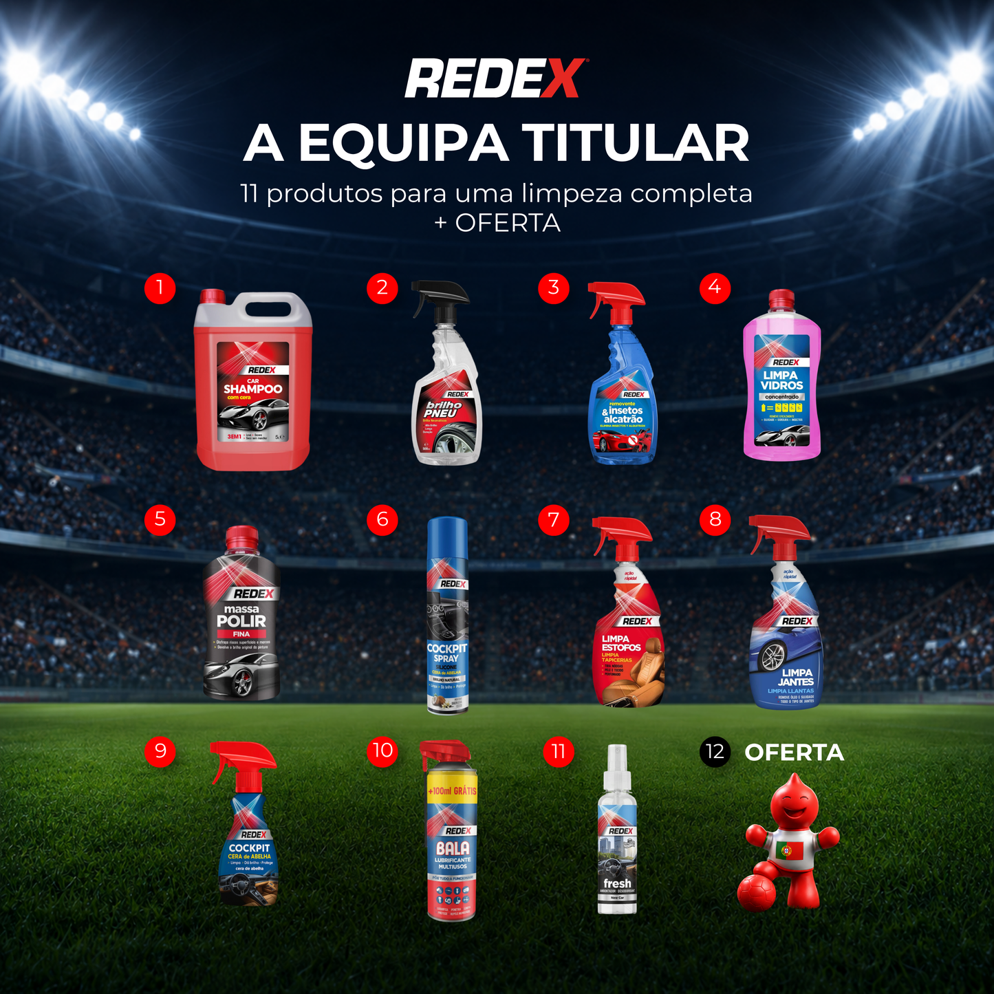 KIT REDEX A NOSSA SELEÇÃO