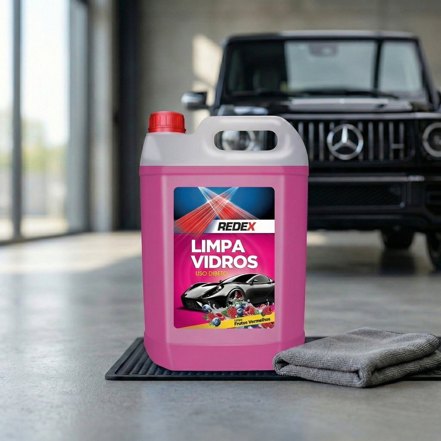 Redex Limpa Vidros 5L - Frutos Vermelhos