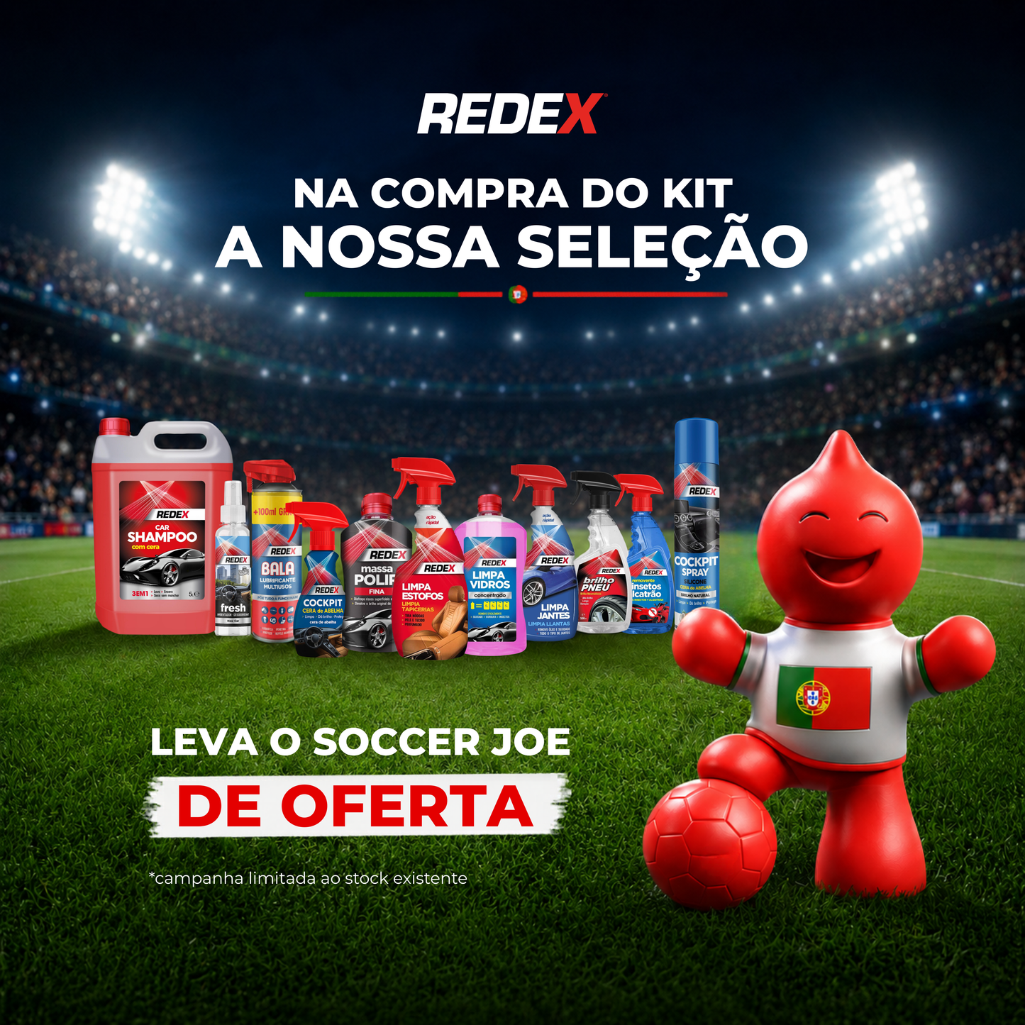 KIT REDEX A NOSSA SELEÇÃO