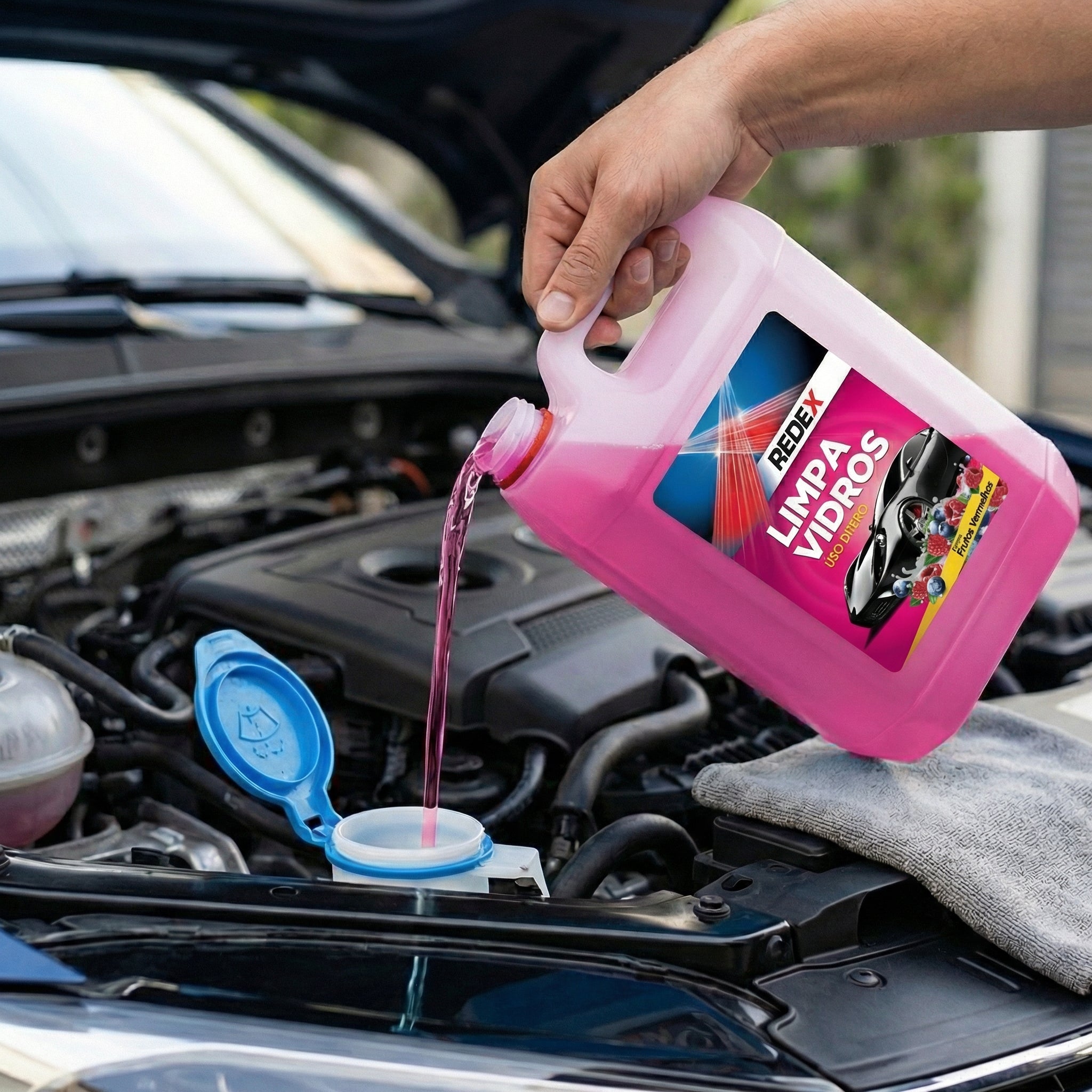 Redex Limpa Vidros 5L - Frutos Vermelhos