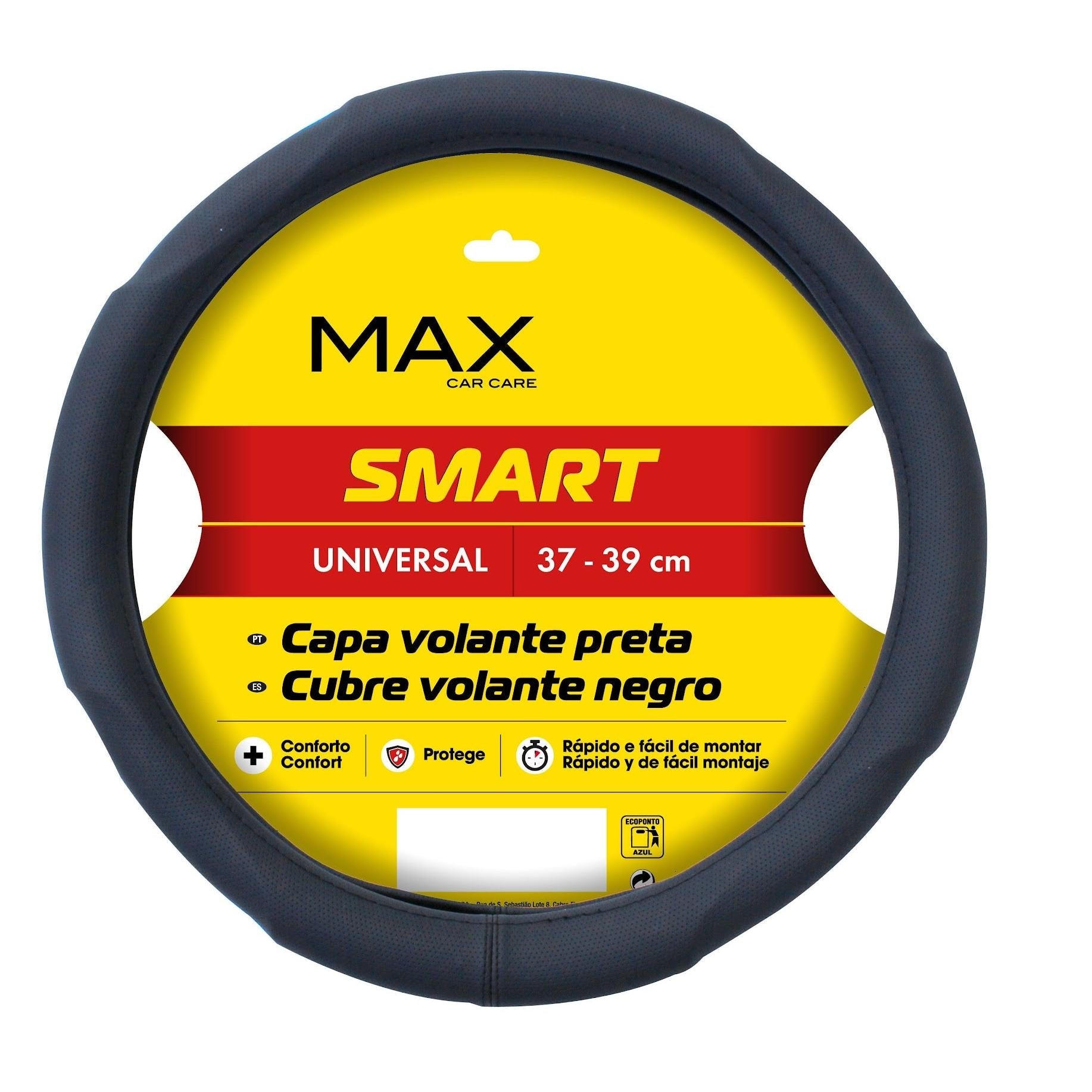 Max Capa de Volante Smart Preta
