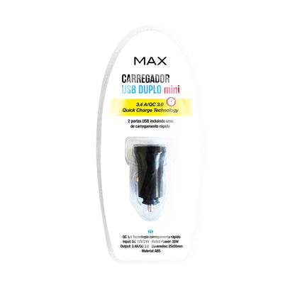 Max Mini Dual USB Charger 3.4 A - professional car care product