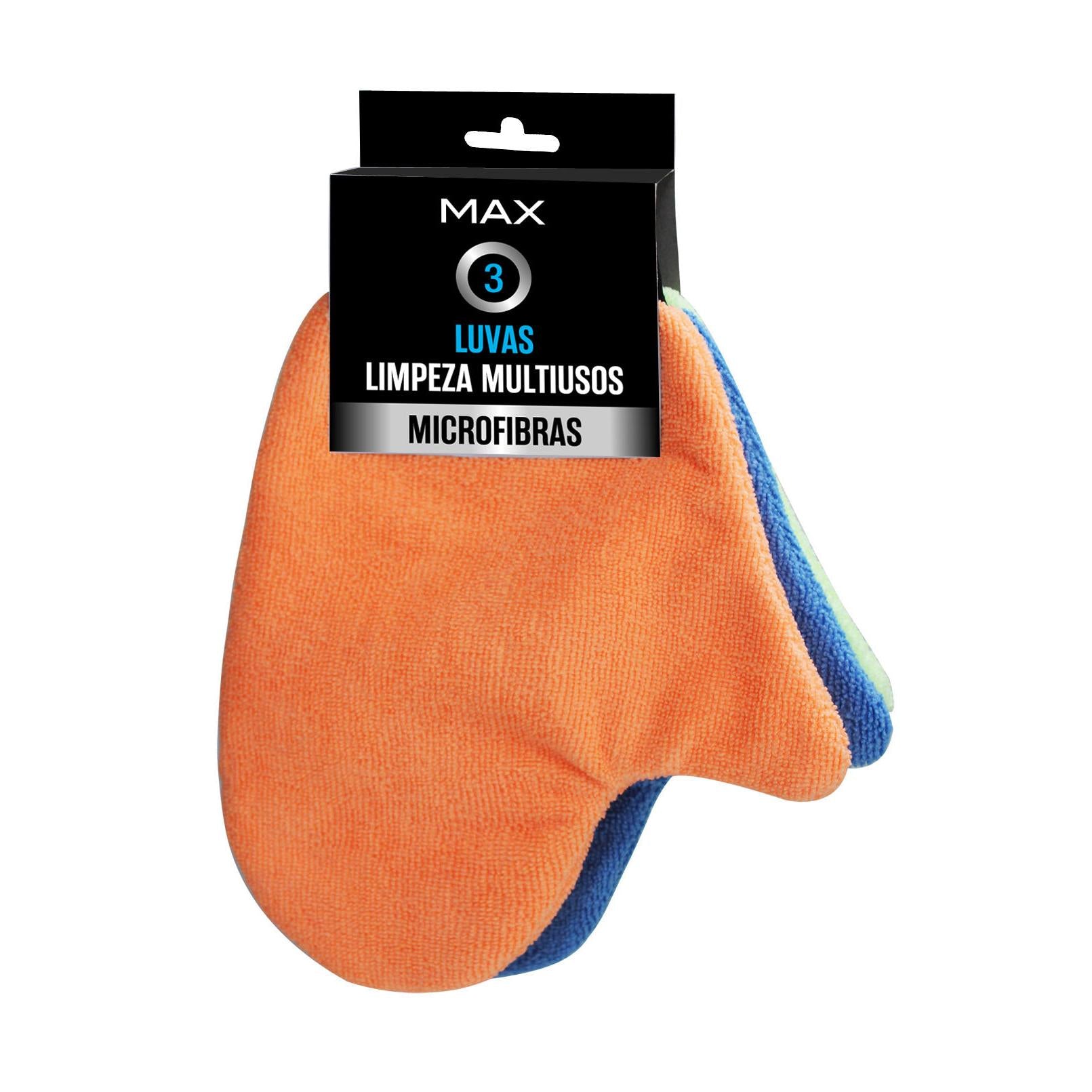 Max Conjunto 3 Luvas Microfibras