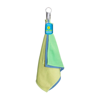 Max Set of 3 Glass Cloths - professional car care product