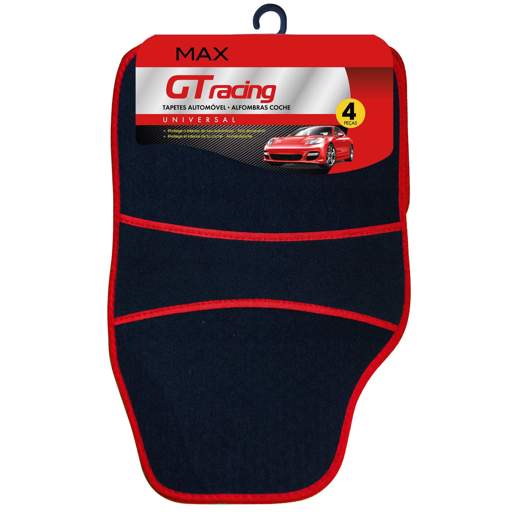 O Max Tapete Alcatifa GT Racing oferece uma combinação perfeita de estilo esportivo e funcionalidade. 