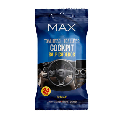 Max Cockpit Wipes 24 pcs - car interior cleaning