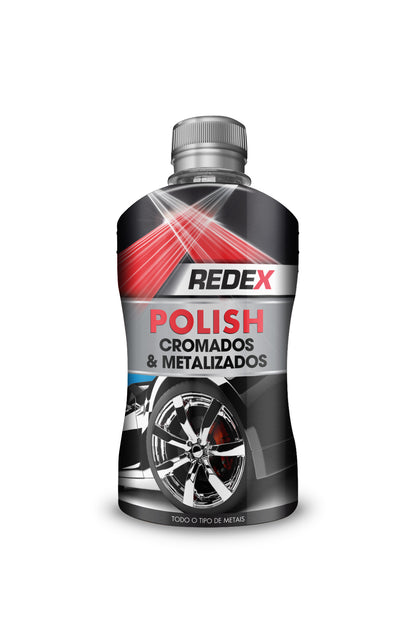 Redex Polish Cromados e Metalizados 250ml 250ml — acabamento e proteção pintura