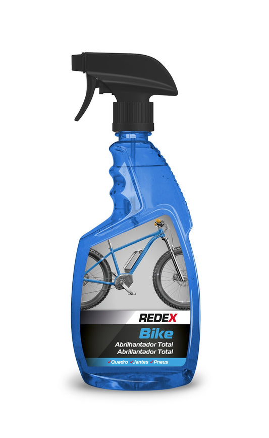 O Redex Abrilhantador Bicicleta Total 500ml é a solução ideal para manter a sua bicicleta com aparência de nova e bem cuidada. 