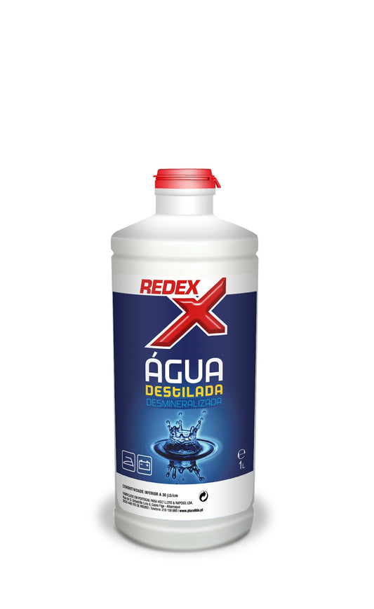 A Redex Água Destilada é ideal para uma vasta gama de aplicações automotivas e domésticas.