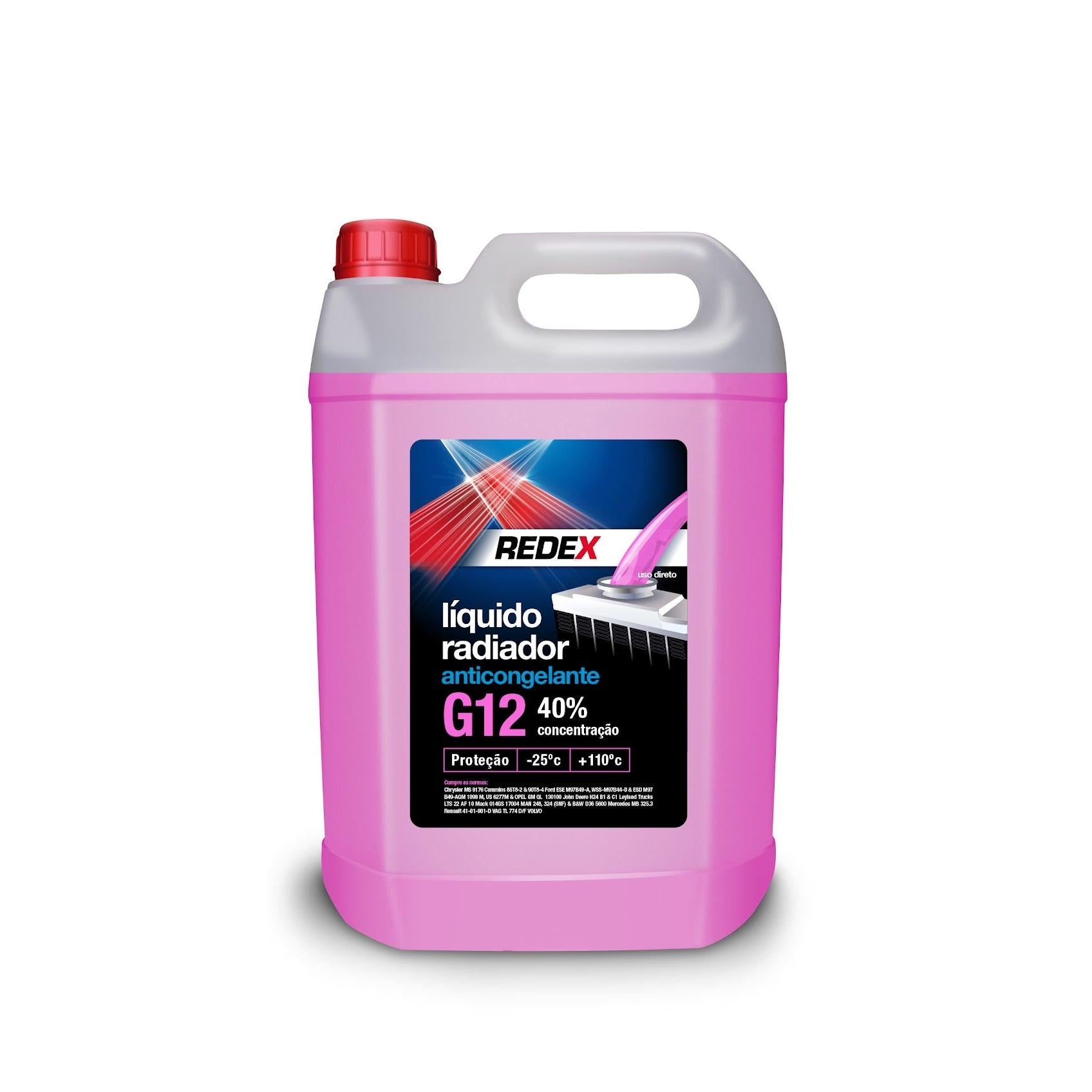 Redex Anti Congelante G12 — aditivo e tratamento motor