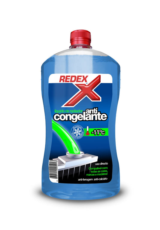 Garanta a proteção do sistema de refrigeração do seu veículo com o Redex Anti Congelante 1L.