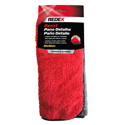 Redex Paño de Detallado 2 en 1 30x40cm - producto profesional para el coche