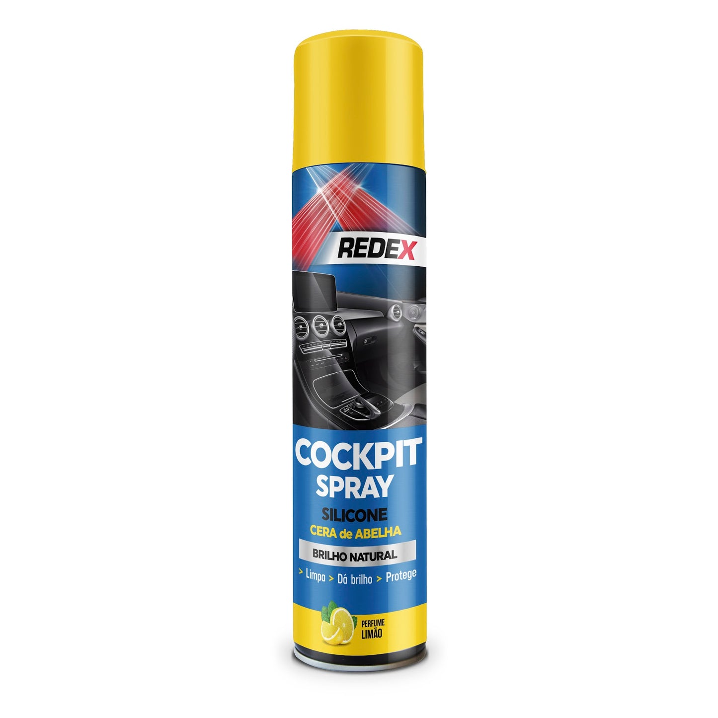 Renove e proteja o interior do seu carro com o Redex Cockpit Spray 600ml. Disponível em fragrâncias refrescantes como Pinho, Limão, Morango e Baunilha/Coco, este spray proporciona uma limpeza eficaz ao painel e superfícies plásticas, deixando um brilho duradouro e uma fragrância agradável. A sua fórmula de alta qualidade limpa e protege contra poeira e desgaste, mantendo o interior do seu veículo como novo. Ideal para quem valoriza um ambiente limpo, perfumado e bem conservado no dia a dia.