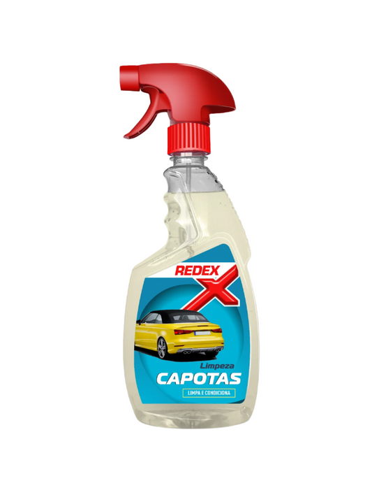 Mantenha a sua capota impecável com o Redex Limpeza Capotas 500ml! Este produto especialmente formulado é ideal para limpar e restaurar a aparência de capotas de tecido e vinil. Com sua potente fórmula, ele remove sujeira, manchas e resíduos, devolvendo a beleza original da sua capota. Além de proporcionar uma limpeza eficaz, o Redex Limpeza Capotas também protege contra os danos causados pela exposição ao sol e às intempéries. 