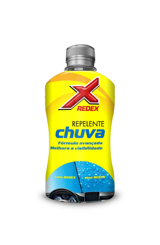 O Redex Repelente Chuva 250ml é ideal para proteger o seu veículo da chuva. Este produto cria uma camada repelente que faz com que a água escorra facilmente dos vidros e superfícies, melhorando a visibilidade e a segurança em dias chuvosos.