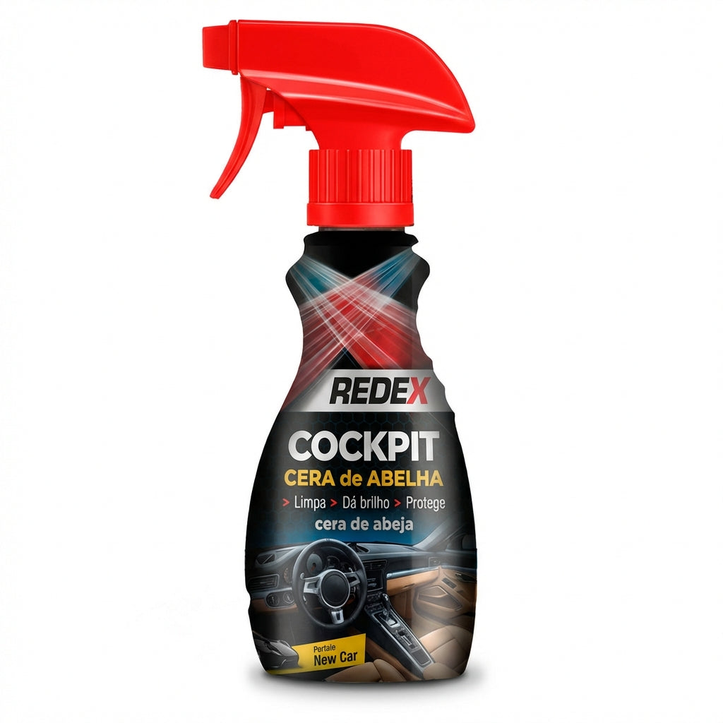 Redex Cockpit Cera de Abelha 200ml - New Car