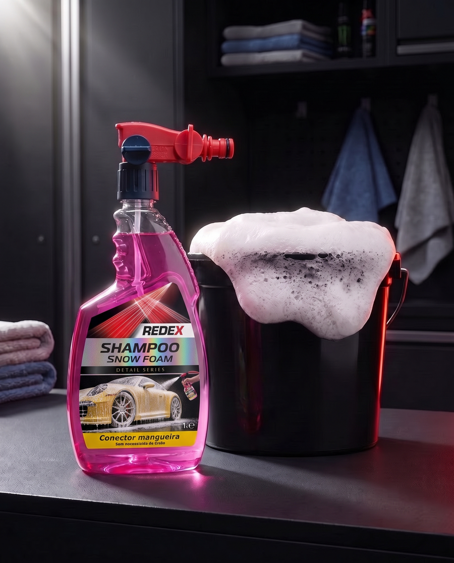 Redex Shampoo Snow Foam Conector Mangueira 1L