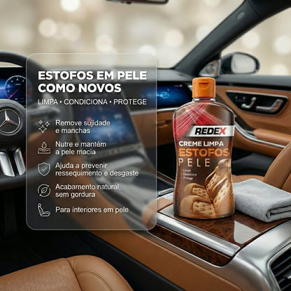 Redex Creme Estofos 500ml — foto 3 — limpeza interior automóvel
