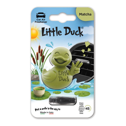 Little Duck - Matcha - ambientador automóvel na embalagem