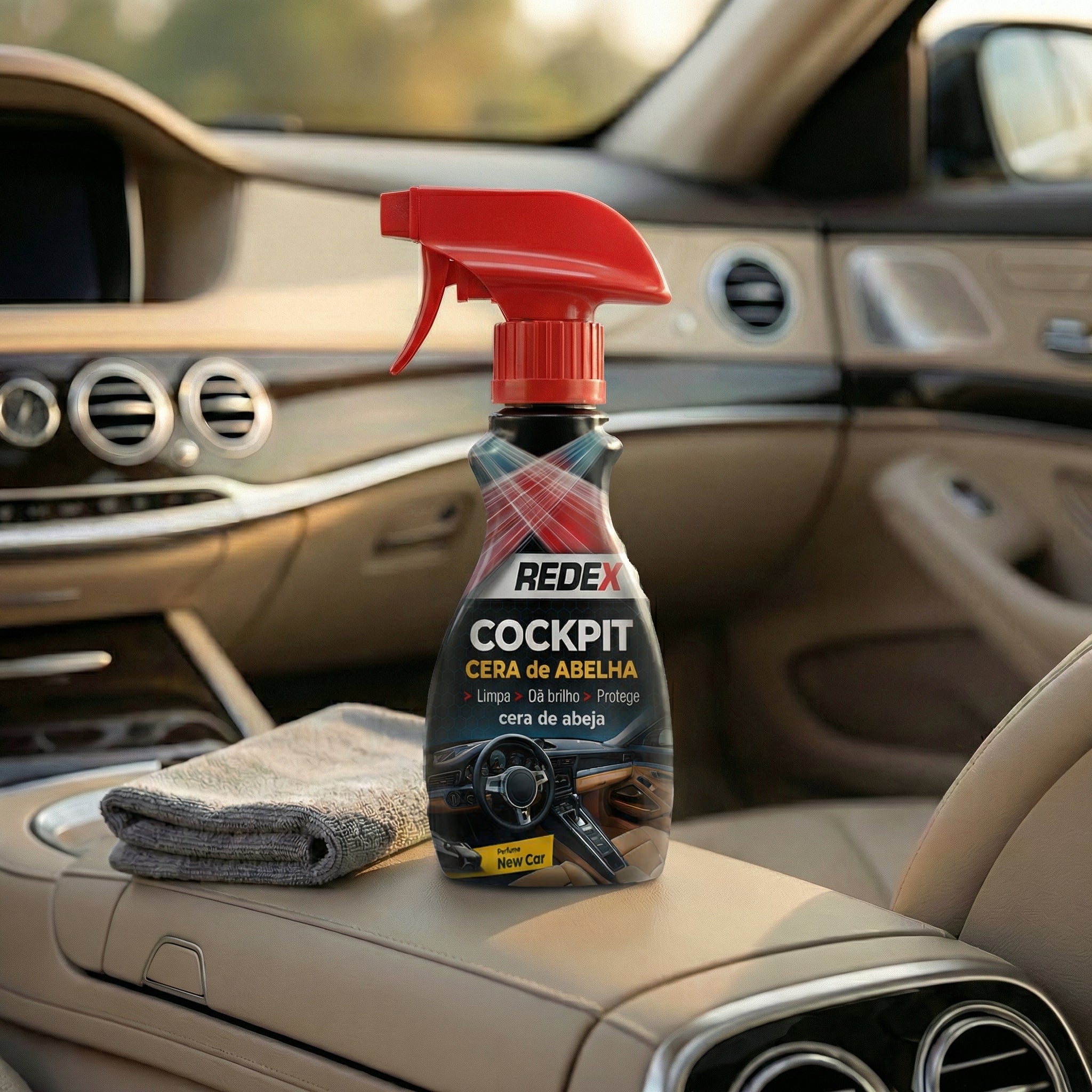 Redex Cockpit Cera de Abelha 200ml - New Car
