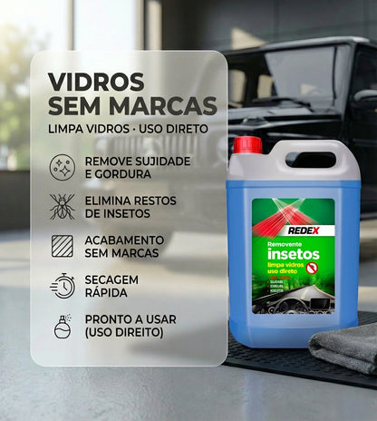 Redex Limpa Vidros Removente Insetos 5L