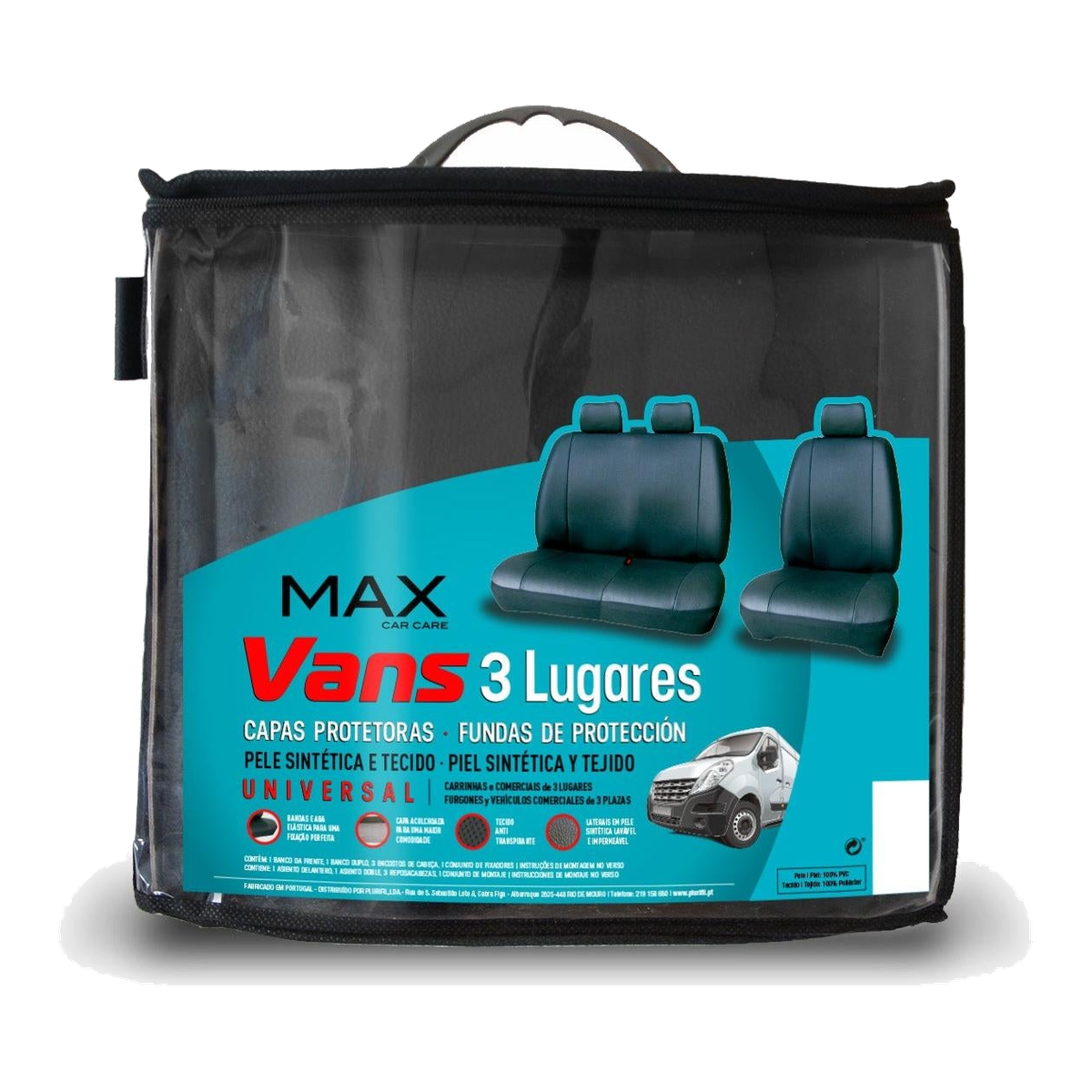 Max Cover for 3-Seater Van Seats
