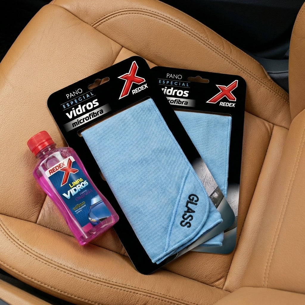 Redex Pano Microfibra Especial Vidros 40*40 cm