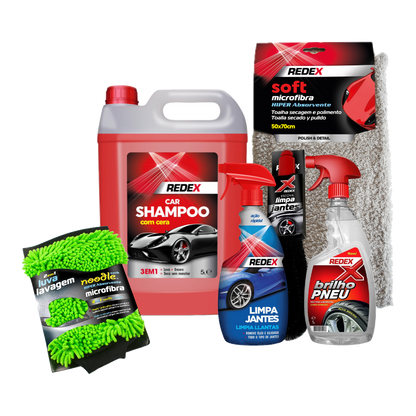 Redex Essential Wash Kit - transparent background