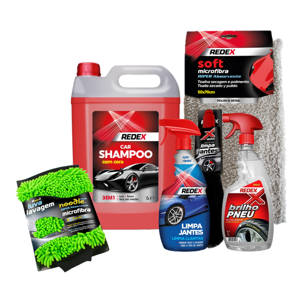 Redex Kit Lavagem Essencial - fundo transparente