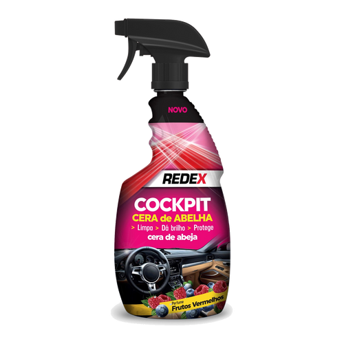 Redex Cockpit Cera de Abelha 500ml - Frutos Vermelhos