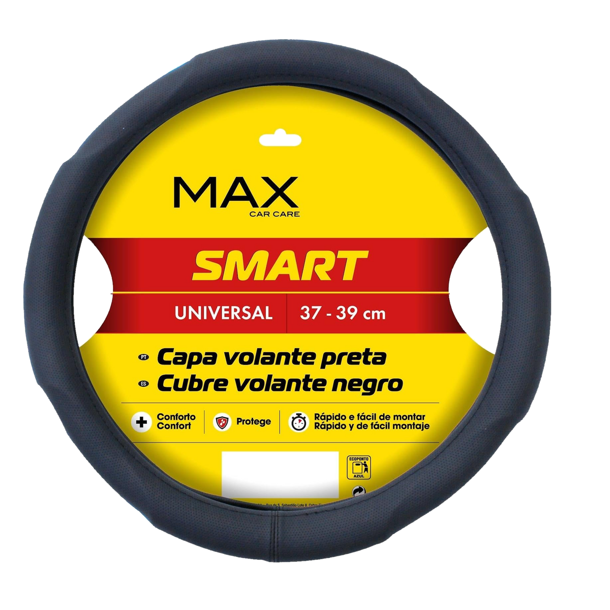 Max Capa de Volante Smart Preta