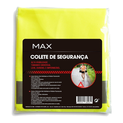 Max Hi-Vis Safety Vest - transparent background