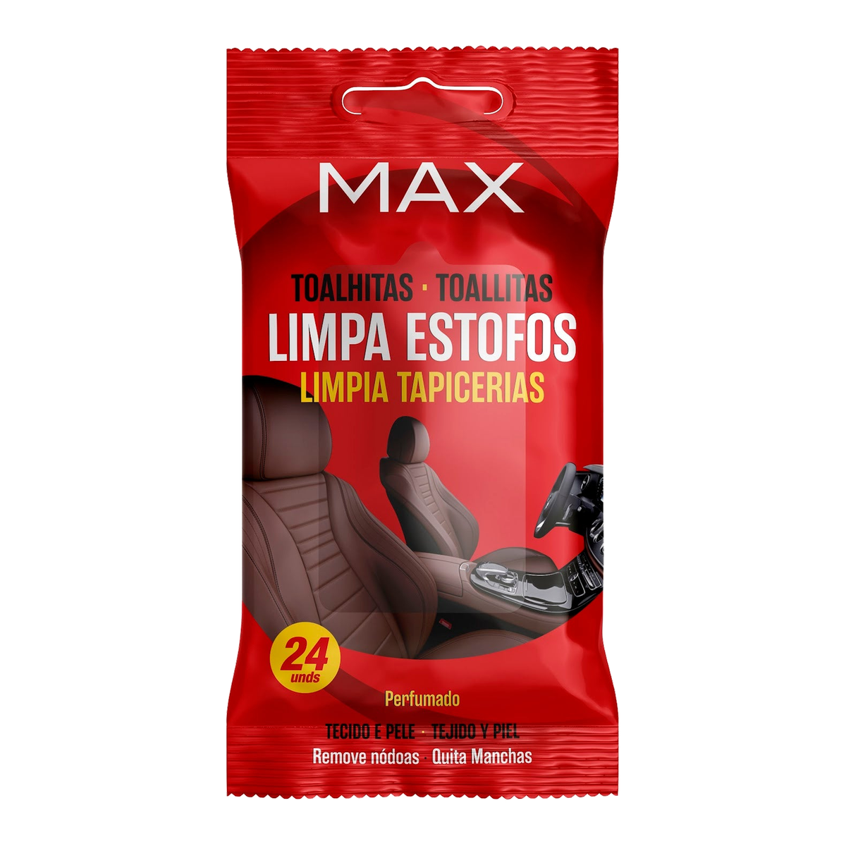 Max Upholstery Cleaning Wipes 24 units