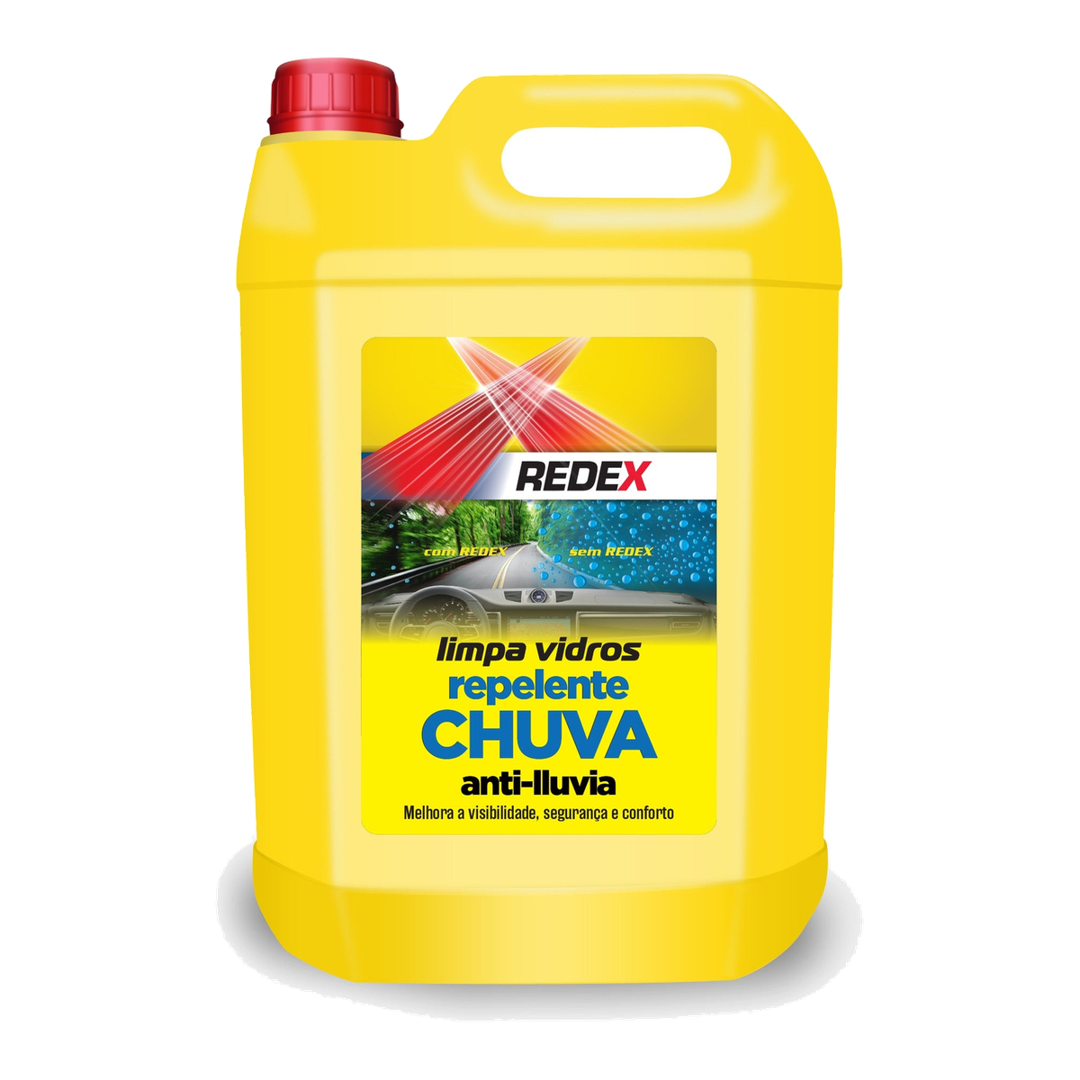 Redex Limpa Vidros Repelente Chuva 5L