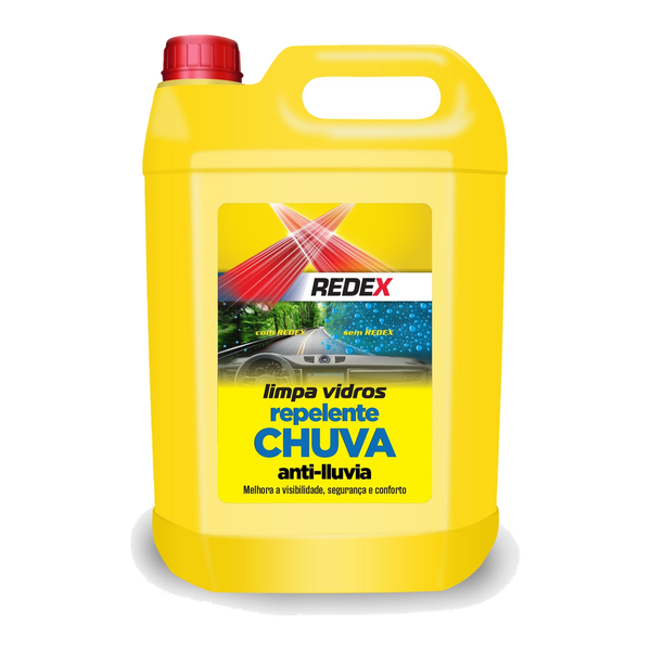 Redex Limpa Vidros Repelente Chuva 5L - fundo transparente