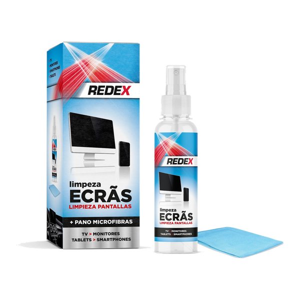 Redex Screen Cleaner with Cloth 200 ml - transparent background