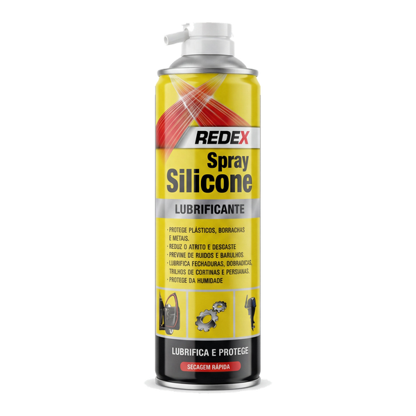 Redex Silicone Spray 500ml — fundo transparente