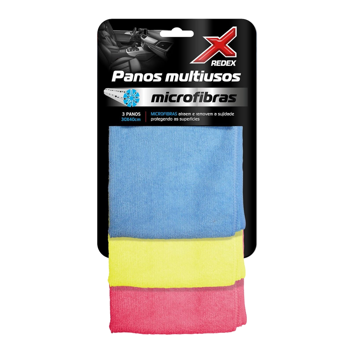 Redex Microfiber Multipurpose Cloth 3 units